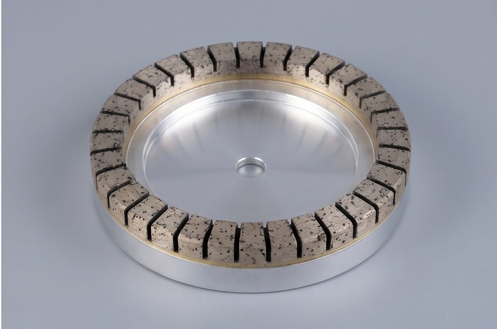 Full-tooth diamond wheel Full-tooth diamond wheel precision metal Bond Grinding Wheels angle view