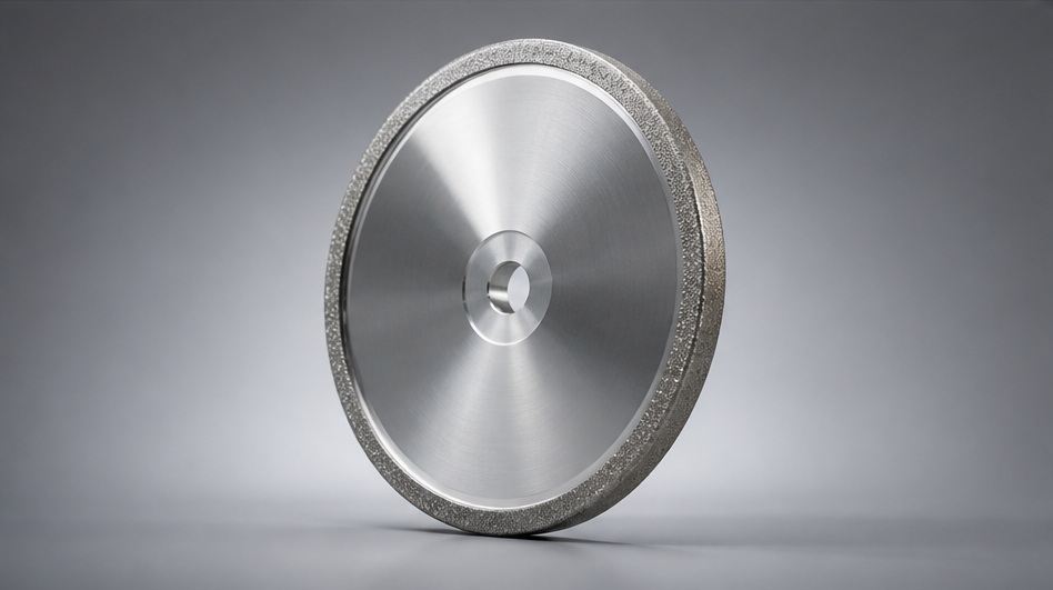 Electroplated Grinding Wheel - 1 Electroplated Grinding Wheel - 1 precision electroplate detail close-up
