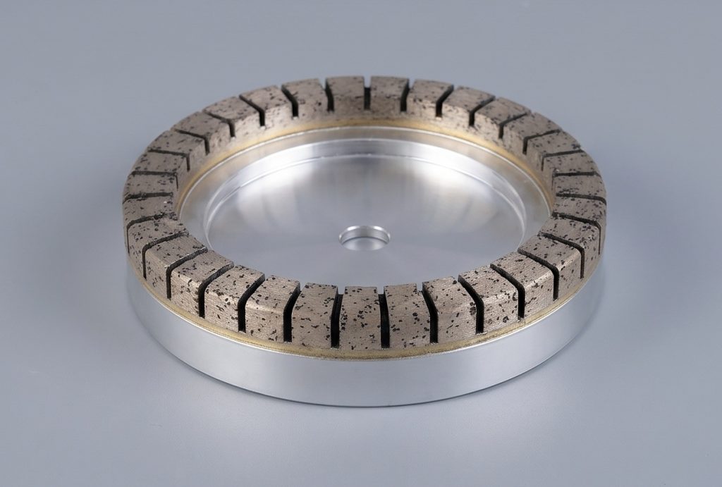 Full-tooth diamond wheel Full-tooth diamond wheel precision metal Bond Grinding Wheels detail close-up