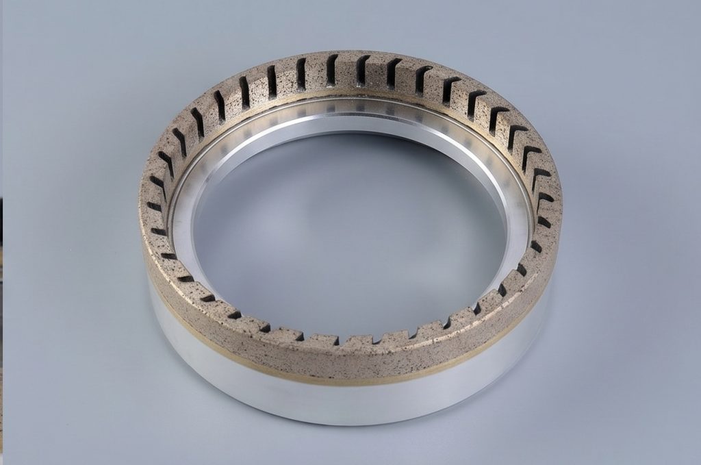 Inner-tooth Metal Bond Wheels Inner-tooth Metal Bond Wheels precision metal Bond Grinding Wheels detail close-up