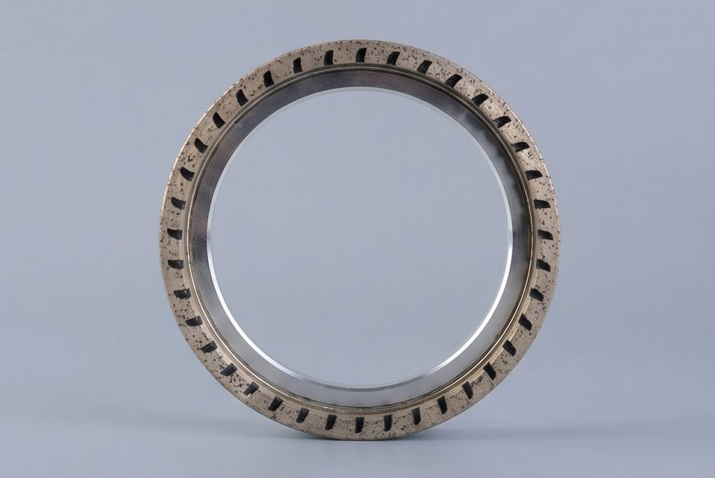 Inner-tooth Metal Bond Wheels Inner-tooth Metal Bond Wheels precision metal Bond Grinding Wheels side view