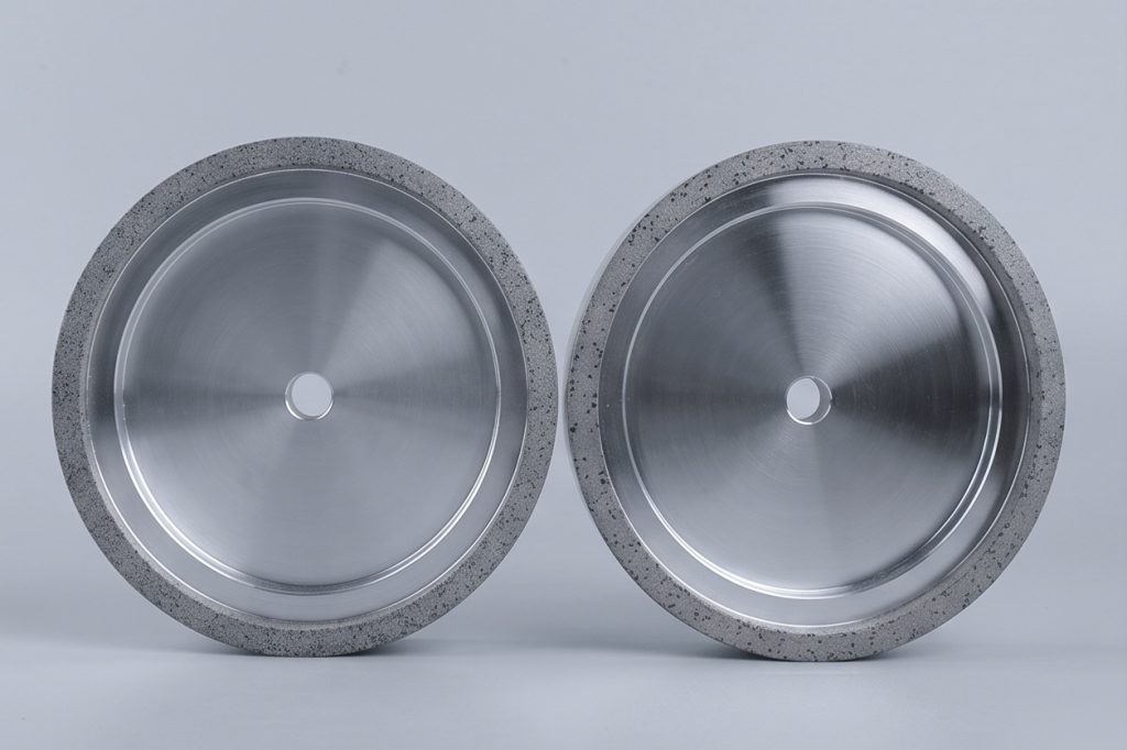 Toolthless diamond wheel Toolthless diamond wheel precision metal Bond Grinding Wheels side view