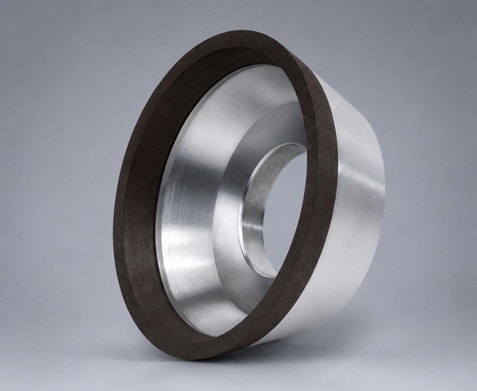 Rongda 12V9 Dish Type Hybrid Bond Diamond & CBN Grinding Wheel Rongda 12V9 Dish Type Hybrid Bond Diamond & CBN Grinding